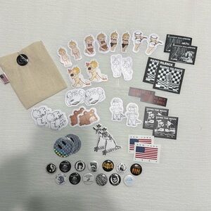 Brandy Melville Stickers and pins